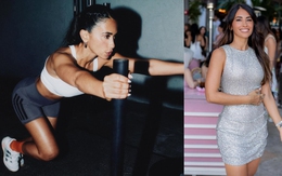 Vợ Lionel Messi khoe vóc dáng ấn tượng trong phòng gym