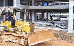 Công nhân trở lại nhiều công trường ở Hà Tĩnh làm việc sau kỳ nghỉ Tết