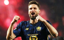 Giroud trở thành cầu thủ lớn tuổi nhất ghi bàn ở vòng play-off Europa League