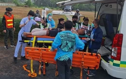 Binh sĩ Thái Lan giẫm mìn còn sót lại ở biên giới với Campuchia, đứt lìa chân phải