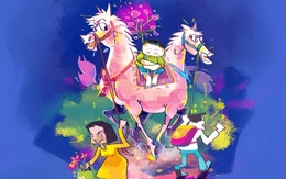 Về quê ăn Tết với con ngựa hai đầu