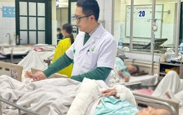 Cụ bà bị chó cắn gãy xương, tổn thương tứ chi