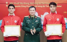 Văn Khang, Công Phương nhận bằng khen của Bộ trưởng Bộ Quốc phòng