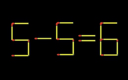 Thử tài IQ: Di chuyển một que diêm để 9+3=3 thành phép tính đúng