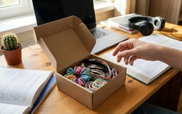 Hộp quà nhỏ trong phòng con trai tuổi 17