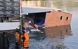 Hiện trường căn nhà ven kênh ở TP.HCM bất ngờ đổ sụp