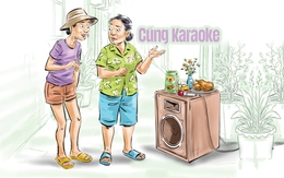 Chị 'ca sỉ' hàng xóm cúng loa karaoke