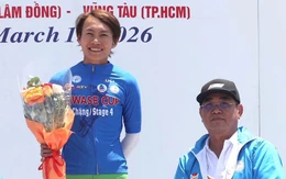 Nguyễn Thị Thật nước rút thắng chặng cuối, giành áo xanh Giải xe đạp quốc tế TP.HCM
