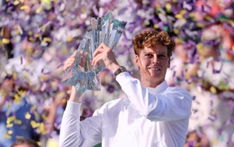 Ngược dòng không tưởng trong loạt tie-break, Sinner lên ngôi vô địch Indian Wells 2026