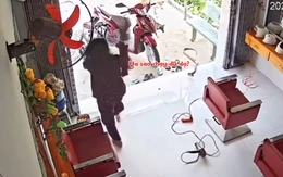 'Bé Na' ghé thăm tiệm làm tóc khiến ai cũng chạy té khói