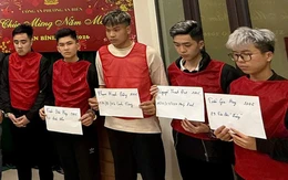 Tạm giữ hình sự 12 thanh thiếu niên dùng chai ném nhau trên đường Bùi Viện