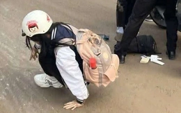 Bùn đất trên đường Hà Nội khiến dân té ngã là do xe chở đất xây dự án chống ngập làm rơi vãi