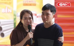 Em nhỏ bật khóc vì mẹ phải nhập viện trước giờ ghi hình