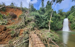 Khẩn trương xử lý sạt lở thác Pa Sỹ, điểm du lịch ‘đinh’ của Măng Đen