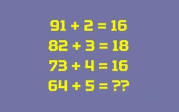 Rèn luyện trí não với câu đố toán học (P1)