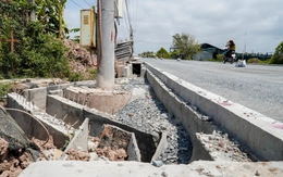 Cà Mau: Làm cống thoát nước 'cong quẹo' né... cột điện, dân lo ngập