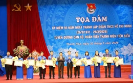 Thanh Hóa tuyên dương cán bộ, đoàn viên, thanh niên tiêu biểu năm 2026