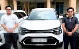 Hai thanh niên bị khởi tố vì thuê nhiều xe tự lái rồi đem cầm cố