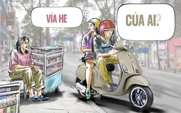 Vỉa hè bỗng nhảy vào 'sổ đỏ' của người lấn chiếm