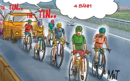 Bốn bánh đôi lúc cũng sợ hai bánh