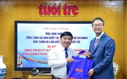 Tân Tổng lãnh sự Hàn Quốc: Mong báo Tuổi Trẻ là cầu nối Việt - Hàn