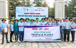 ‘Hành trình xanh - Sắc xanh Vĩnh Long’ trồng 500 cây phi lao tại xã Thạnh Hải