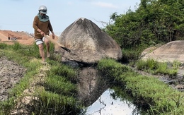 Nông dân ven cao tốc kêu cứu vì ruộng không nước tưới lại nhiễm dầu nhớt