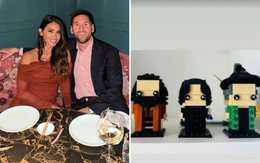 Vợ Messi gây sốt với phòng trưng bày lego riêng