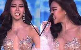 Thí sinh 'Miss Grand' rơi răng giả khi đang hô tên
