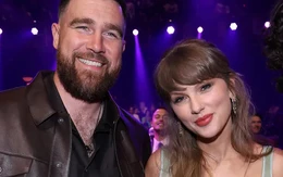 Taylor Swift và hôn phu Travis Kelce tình tứ tại iHeartRadio Music Awards 2026