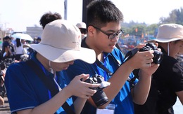 200 học trò TP.HCM 'đua' sáng tác ảnh tại Bình Châu - Hồ Cốc