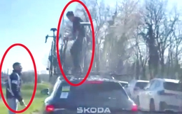 Đội xe đạp hàng đầu thế giới bị cướp xe đạp ngay giữa cuộc đua