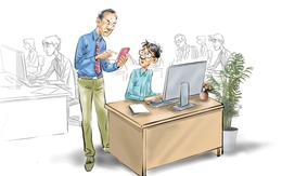 Các ông sếp tới công chuyện với ngày nói dối 1-4