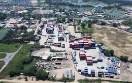 Loạt bãi xe container gây tắc nghẽn đường Võ Chí Công: Có đủ chuẩn pháp lý quy hoạch, kinh doanh?