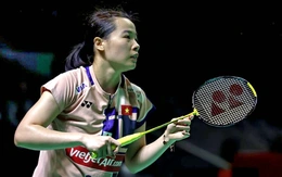 Tay vợt Thùy Linh thua tại vòng 1 Giải cầu lông toàn Anh