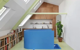 Mở rộng căn nhà phố nhỏ bằng cách xây thêm... mái nhà