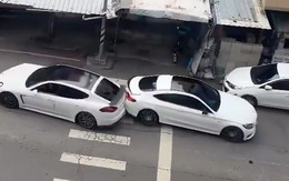 Cú drift 'quá liều' và màn ẩu đả giữa đường của 2 tài xế xe sang ở Đài Loan