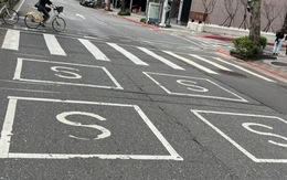 Những vạch kẻ đường kỳ lạ không ai đoán được dùng làm gì