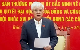 Đoàn kiểm tra của Bộ Chính trị làm việc với Bắc Ninh về chuẩn bị bầu cử