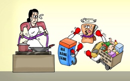 Giá xăng dầu tăng, bà nội trợ 'méo mặt' nhất