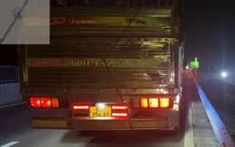 Nổ lốp, dừng xe trên cao tốc không đặt cảnh báo, tài xế bị phạt 13 triệu