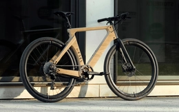 Xe đạp điện bằng gỗ không lo trời mưa, không cần bảo quản, giá ngang Honda SH