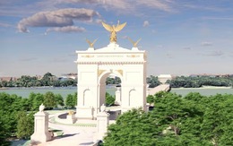 Nhà Trắng công bố thiết kế 'khải hoàn môn' mạ vàng