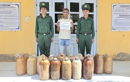 Phát hiện nhiều trường hợp vận chuyển xăng, dầu trái phép qua biên giới An Giang