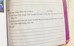 Thu hồi vở bài tập có chứa web đen, xem xét hoàn tiền cho phụ huynh