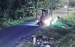 Qua camera giám sát, xác định xe tải đổ rác sai quy định ở xã Bình Chánh, TP.HCM