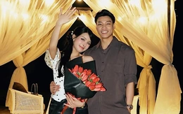 Cầu thủ Văn Thanh cầu hôn bạn gái