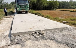 Chậm hoàn trả đường dân sinh 'mượn' thi công cao tốc Quảng Ngãi - Hoài Nhơn