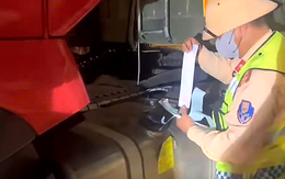 Không có bằng lái vẫn điều khiển xe đầu kéo trên cao tốc