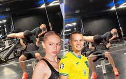 Ngôi sao Chelsea dùng bạn gái làm tạ đẩy ngực